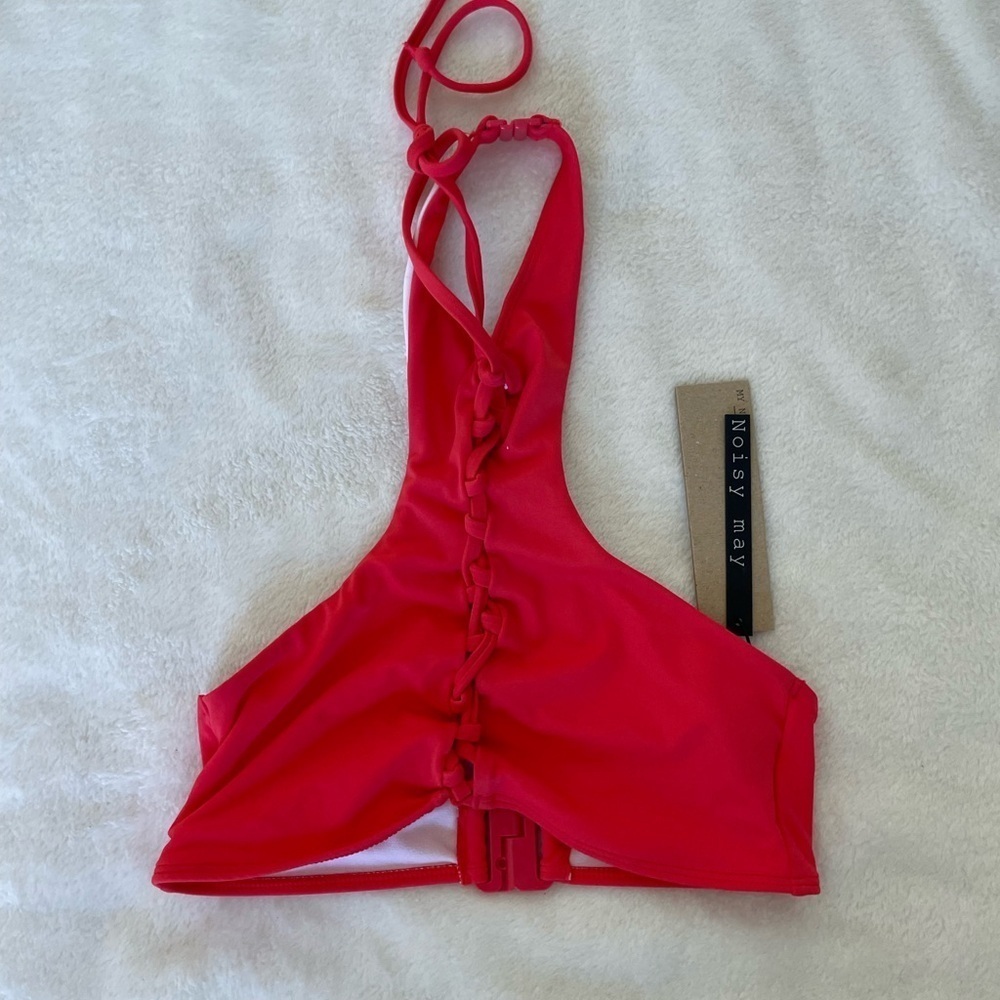 Noisy May Bold Red Swim Bra